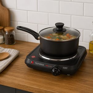 Cocinilla Electrica Telefunken Tf Ae5500 1600w 1 Hornilla Color Negro