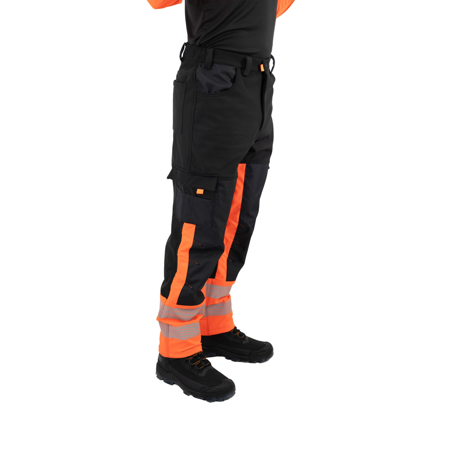 Pantal&oacute;n Softshell Hw Oklan Rojo Fluor image number 1.0
