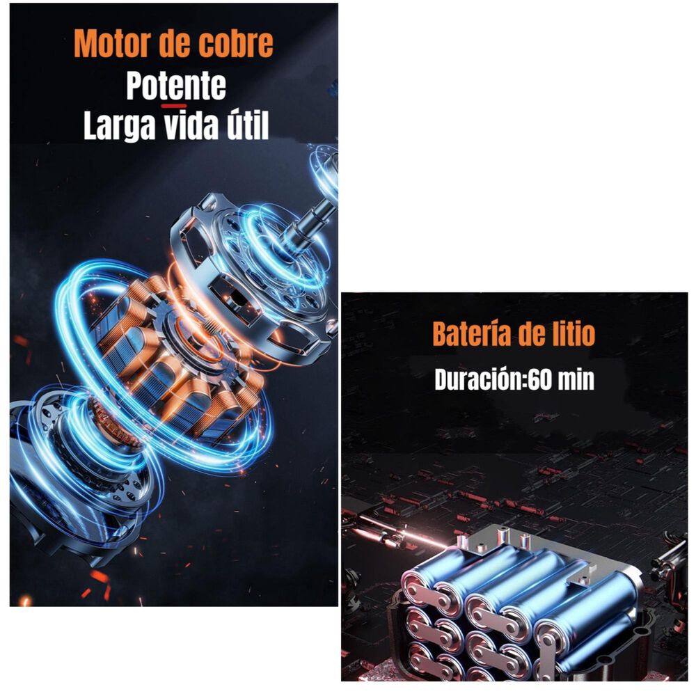 Kit Llave De Impacto Inal&aacute;mbrica Taladro Pistola 2 Bater&iacute;as image number 1.0