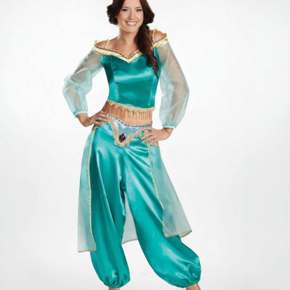 Disfraz Princesa Jasmine Jazmin Aladdín Cosplay image number 3.0