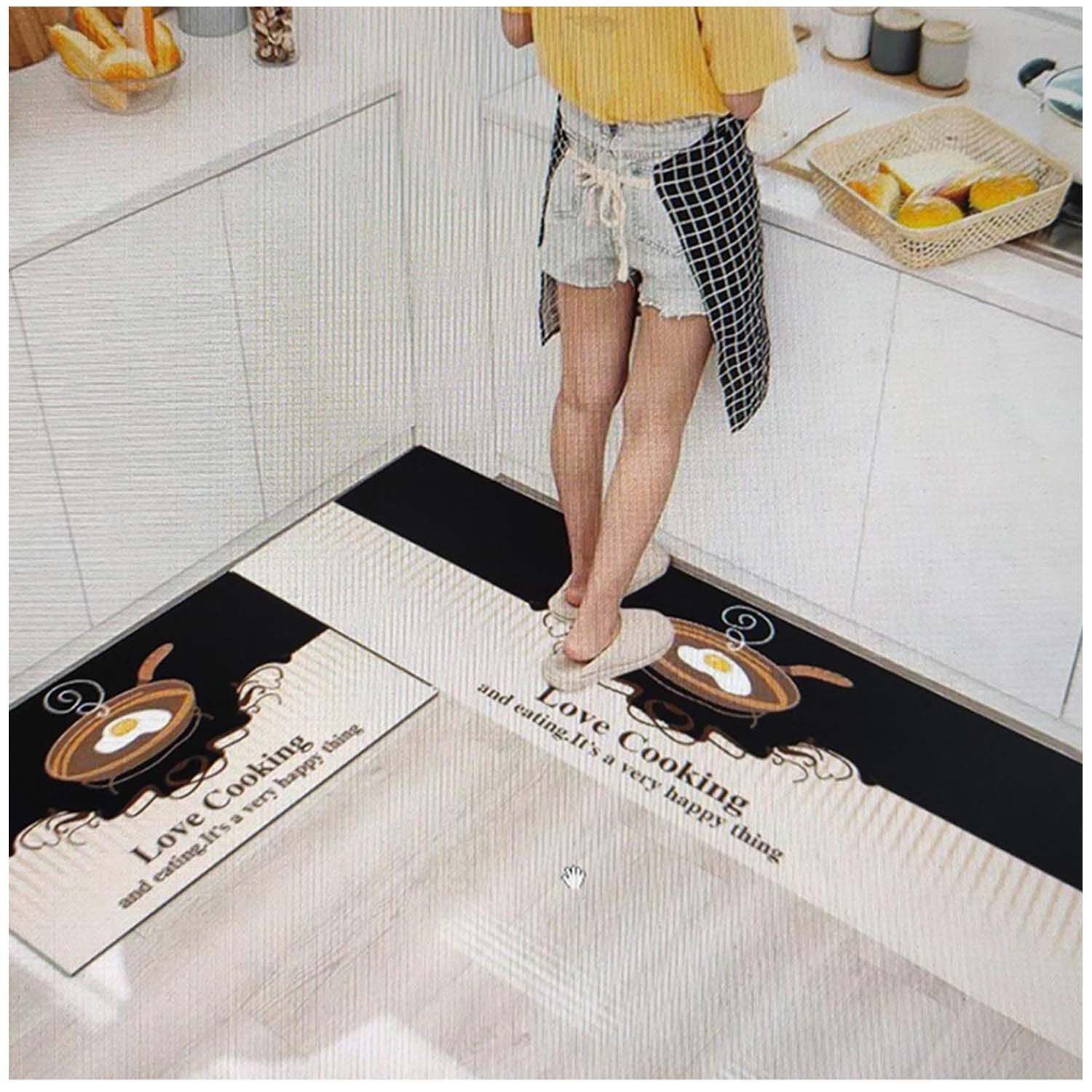 Pack De 02 Alfombra Para Cocina Con Antideslizantes Md23 image number 0.0