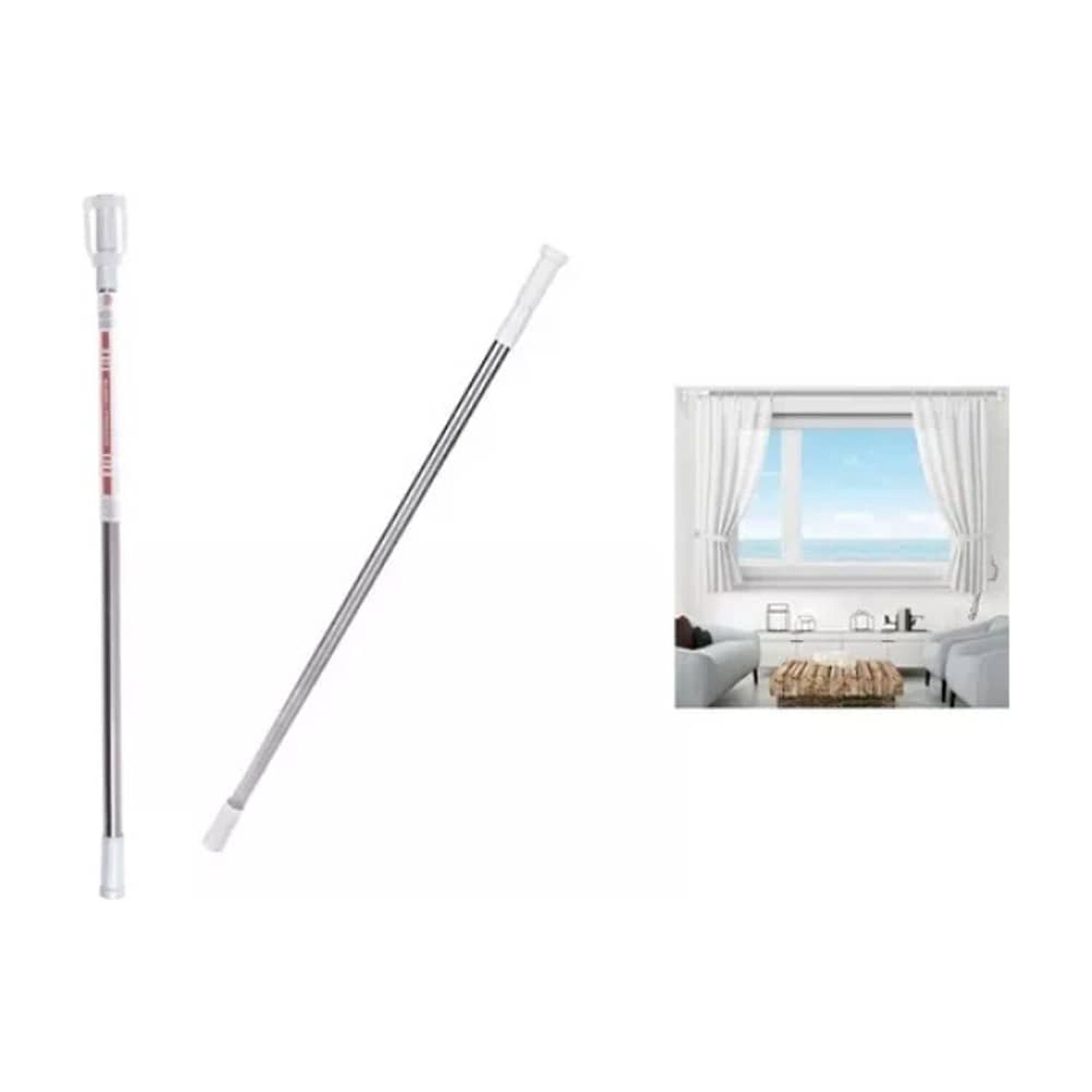 Barra Extensible 110-200cms Cortina De Ducha image number 3.0