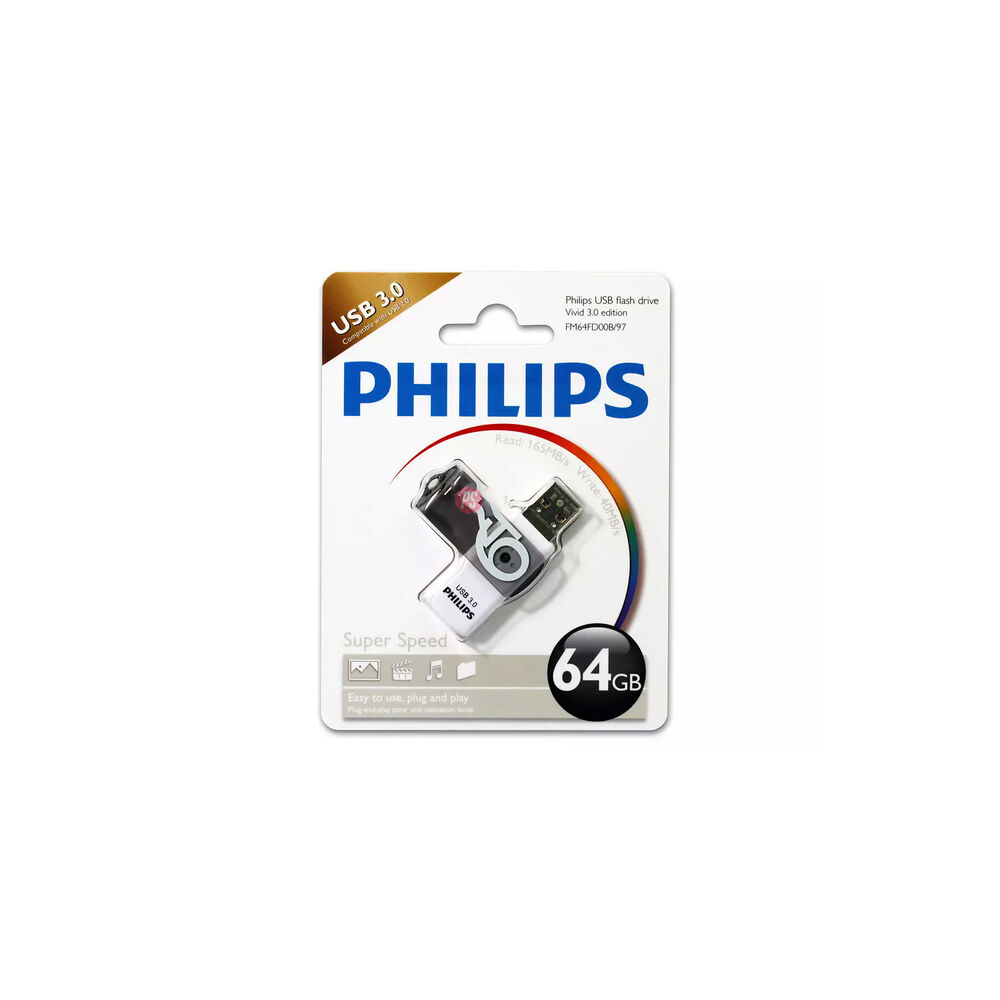 Pendrive 64gb Philips Vivid 3.0 - Ps image number 1.0