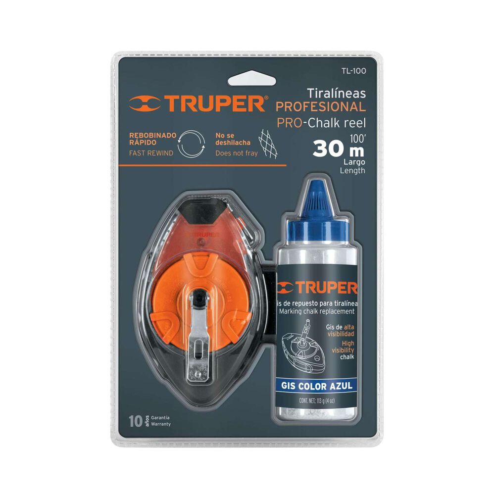 Tiralíneas Profesional 30mts - Truper image number 3.0