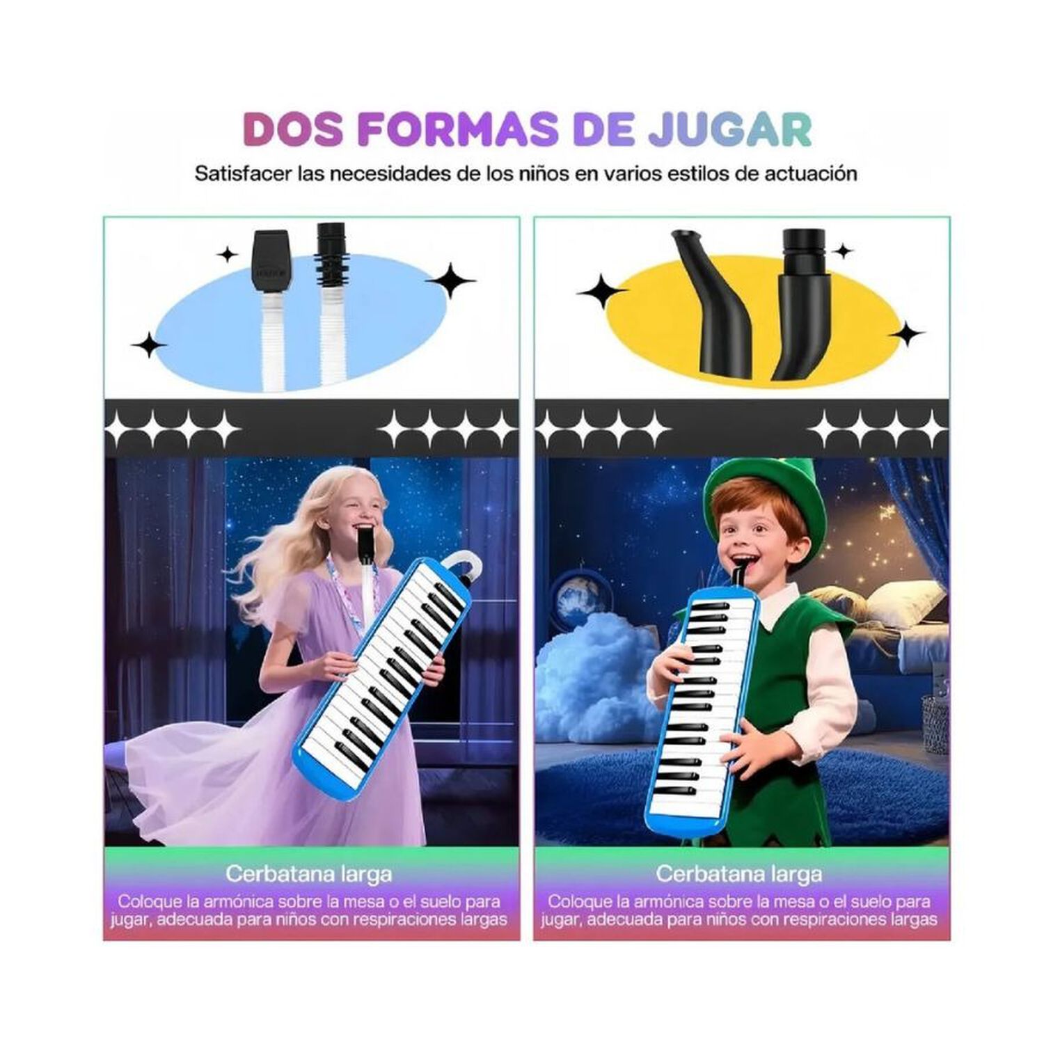 Mel&oacute;dica Instrumento Musical Infantil 32 Teclas Estuche image number 1.0