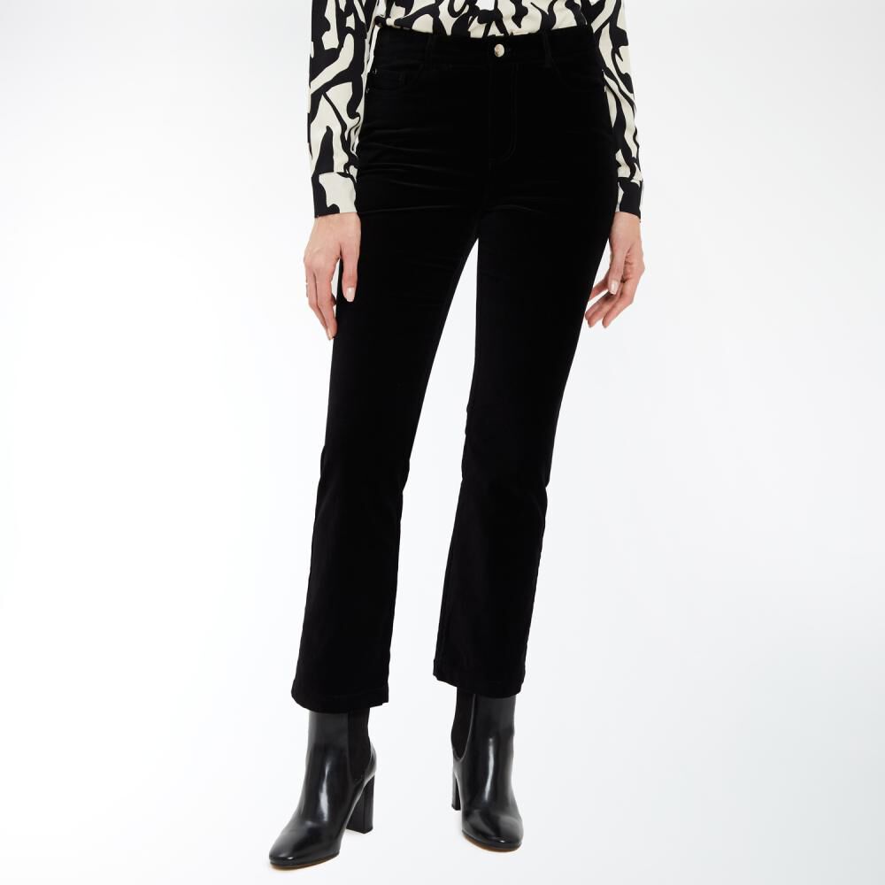Pantalón Velvet Tiro Medio Skinny Mujer Kimera image number 0.0