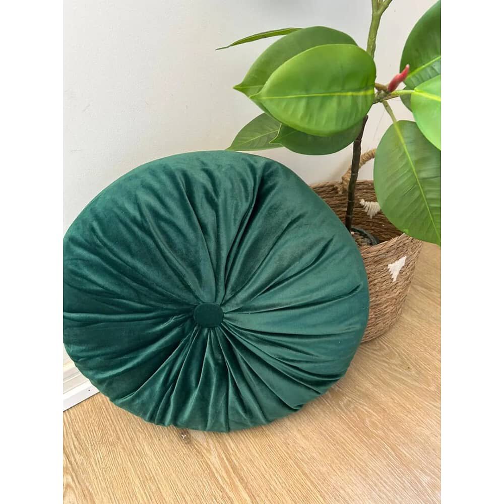 Set De 2 Cojines Redondos 44cm - Verde image number 1.0