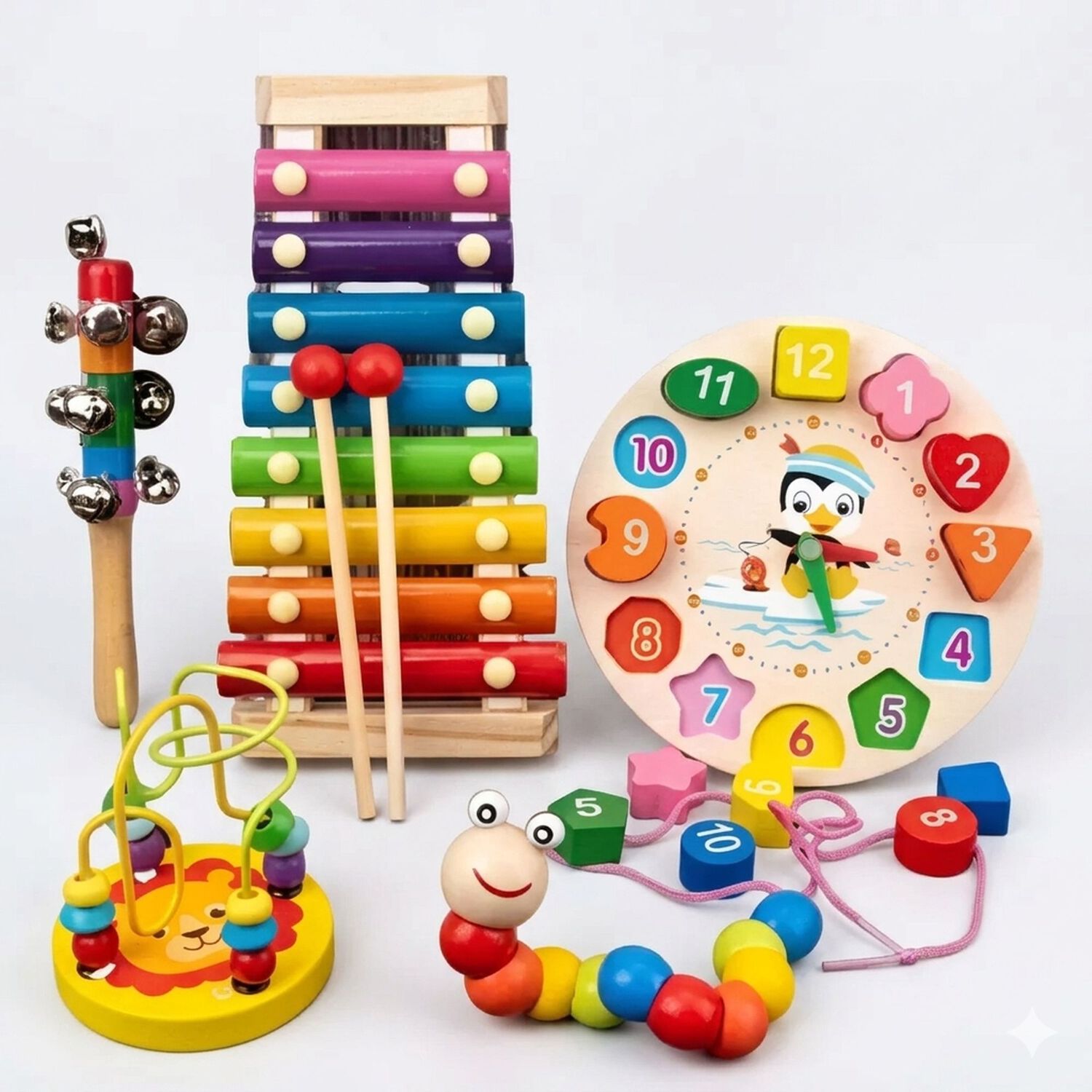 Juguetes Did&aacute;cticos Montessori Madera Cognitivo Para Ni&ntilde;os image number 7.0