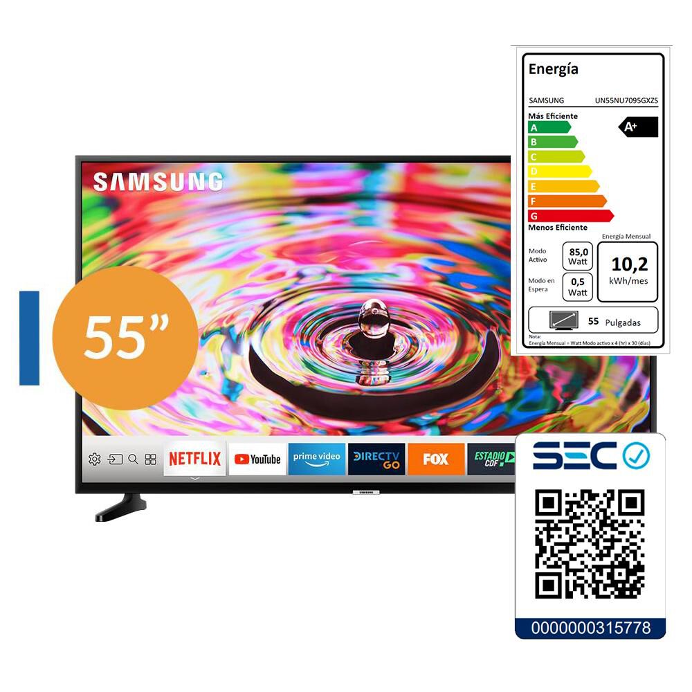 Led 55" Samsung UN55NU / Ultra HD 4K / Smart TV image number 3.0