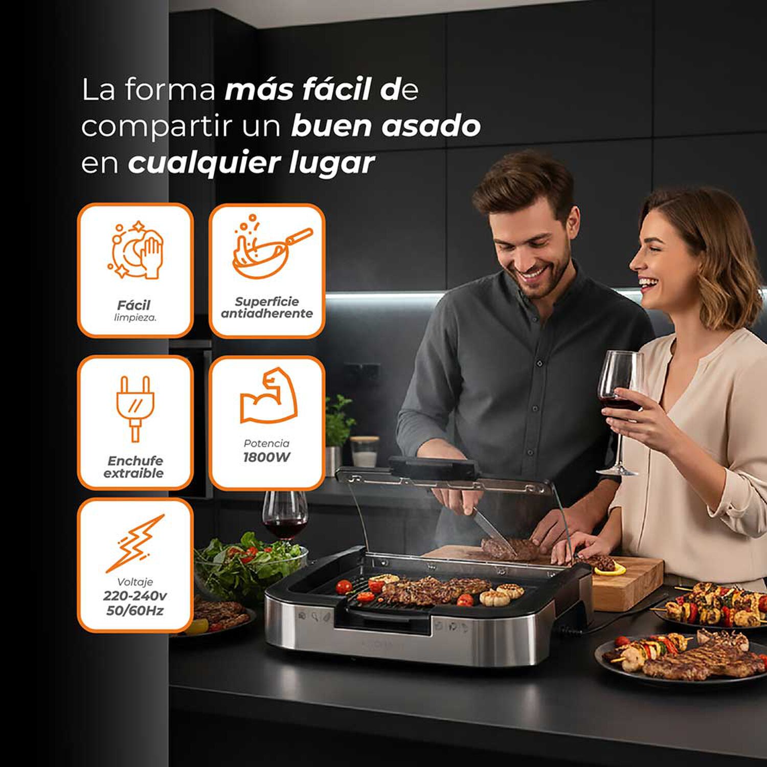 Parrilla El&eacute;ctrica Power Grill image number 5.0