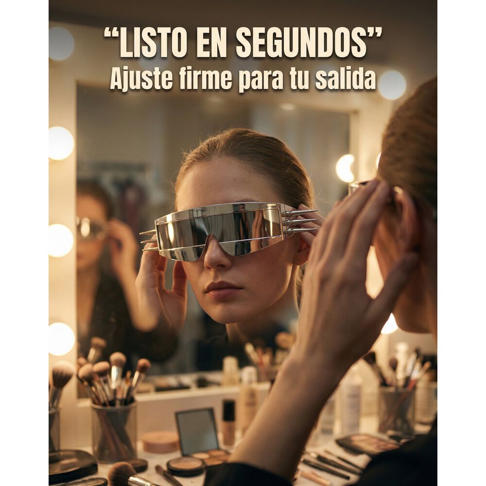 Lentes Premium Steampunk Para Fiestas Reggaet&oacute;n Metaleros image number 18.0