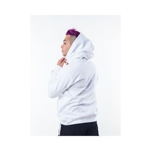 Poleron Blanco Canguro Hombre Relaxed Fit Para Estampar