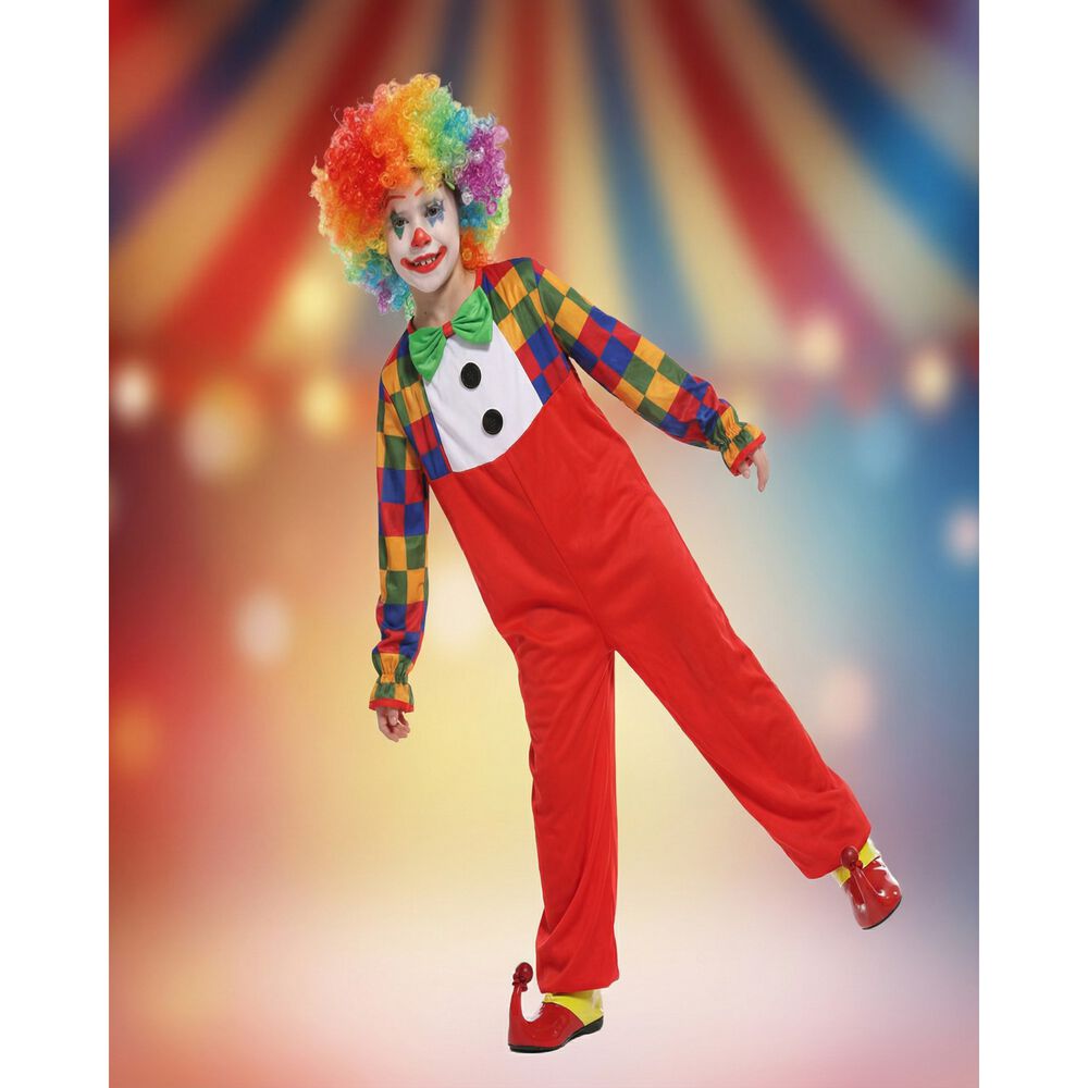 Disfraz Cosplay Payaso Buf&oacute;n Ni&ntilde;o image number 11.0