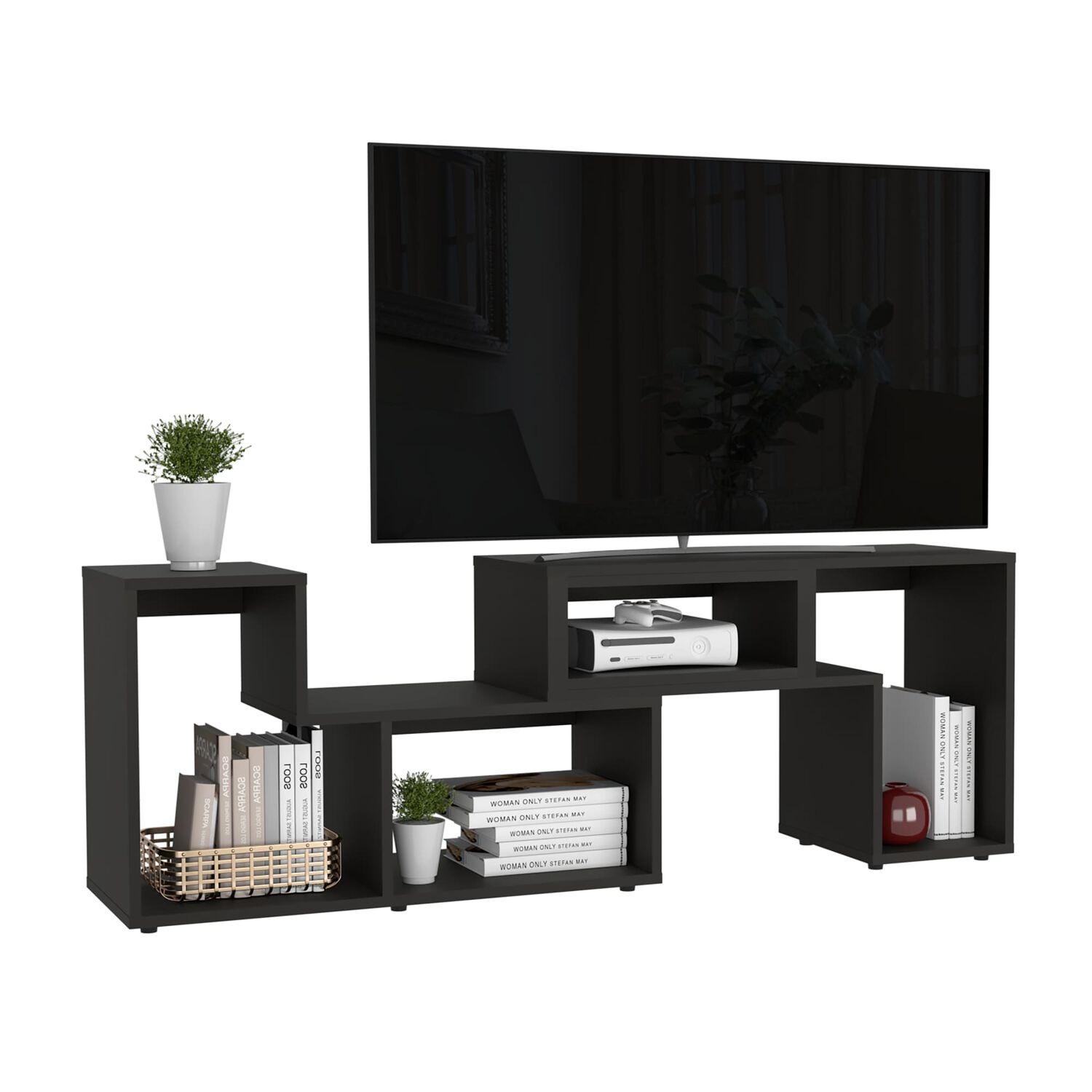 Rack Tv 50" Extensible 120/160 Cm image number 1.0