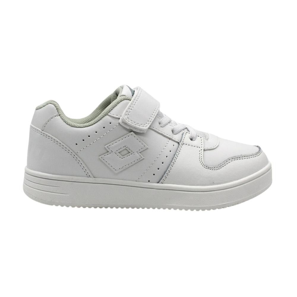 Zapatilla Escolar Niño Lotto Blanco image number 0.0
