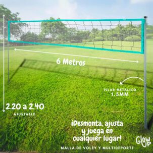 Malla De V&oacute;leibol Multiuso