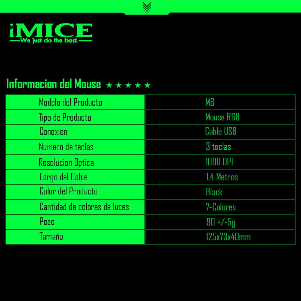 Kit Gamer Premium Imice Km-680 Mouse + Teclado image number 8.0