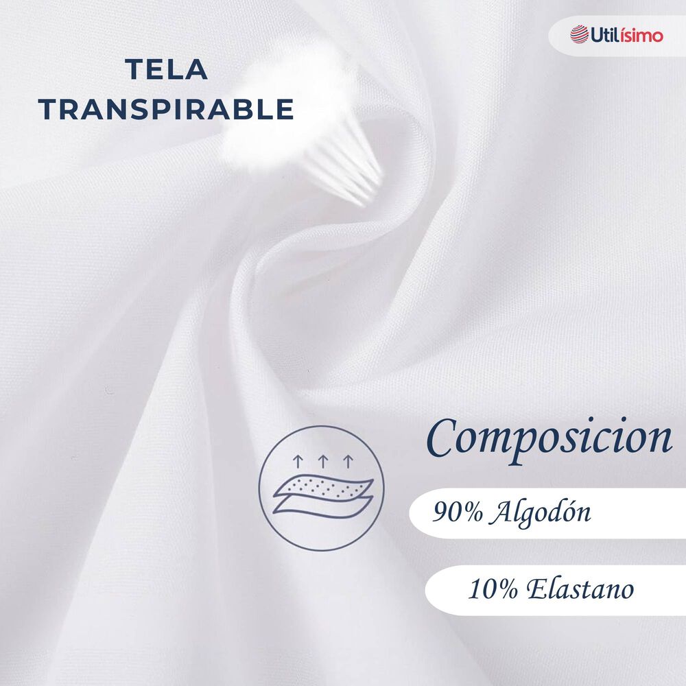 Blusa Escolar Camisa Blanca Manga Larga Colegio Para Ni&ntilde;as image number 6.0