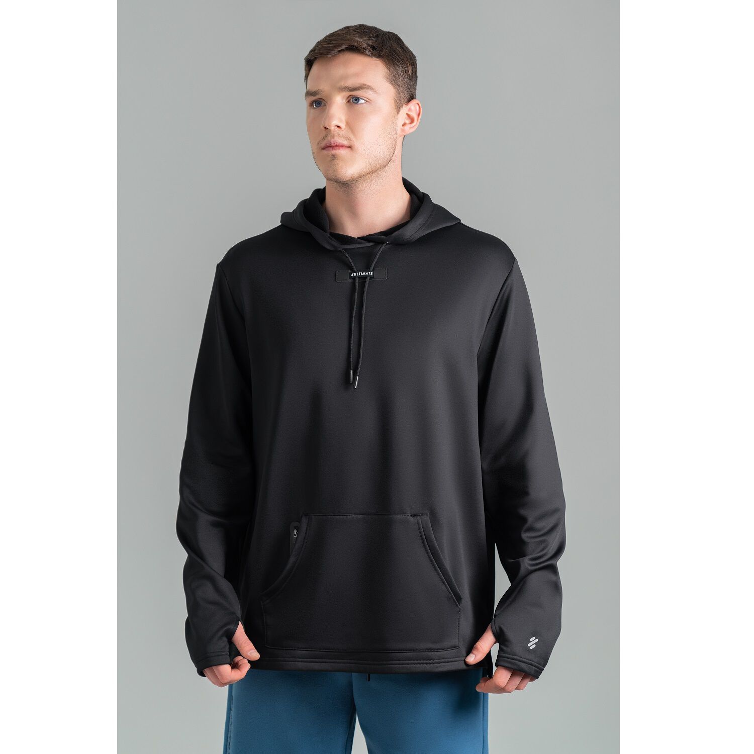 Utimate Hoodie Sport Hombre Black Sand - L image number 0.0