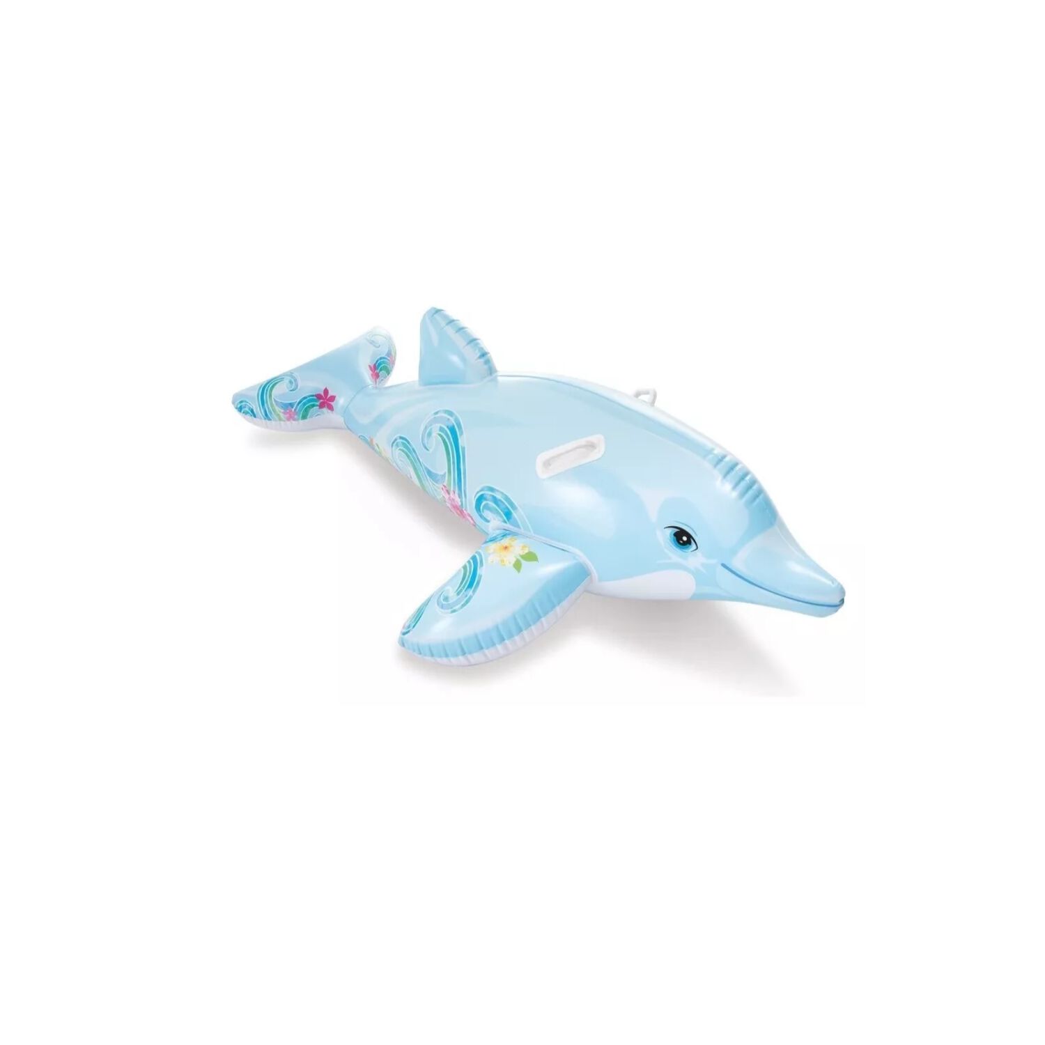Flotador Inflable Delf&iacute;n Montable Con Asas Intex 175cm Ni&ntilde;os image number 0.0