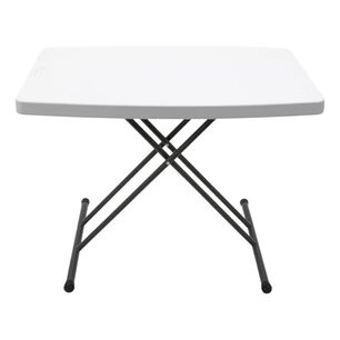 Mesa Multifuncional Plegable 76 X 50 Altura Ajustable Blanca