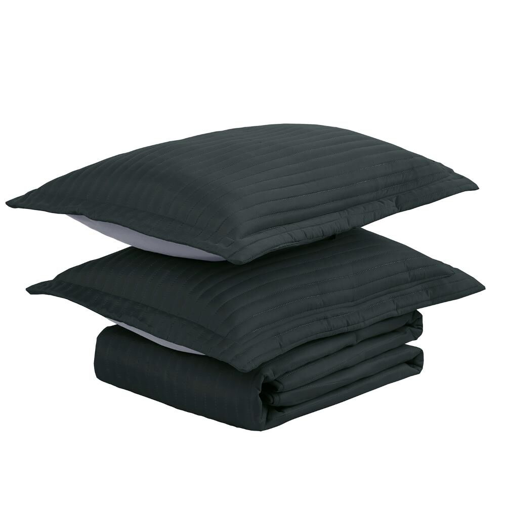 Quilt Andes Bicolor Gris image number 2.0