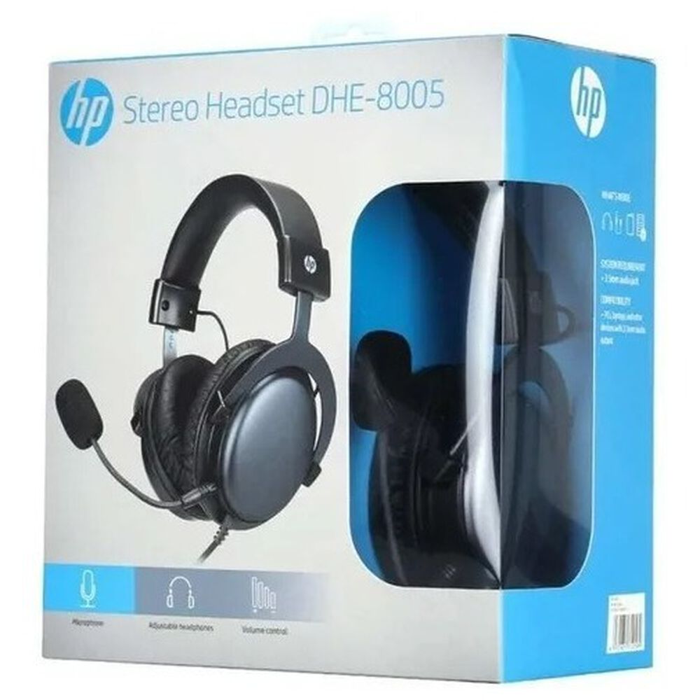 Audifonos Gamer Hp Dhe-8005 Jack 3.5mm Microfono Flexible image number 1.0