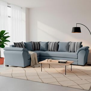 Sofá Seccional Izquierdo Living Factory New Capri / 6 Cuerpos