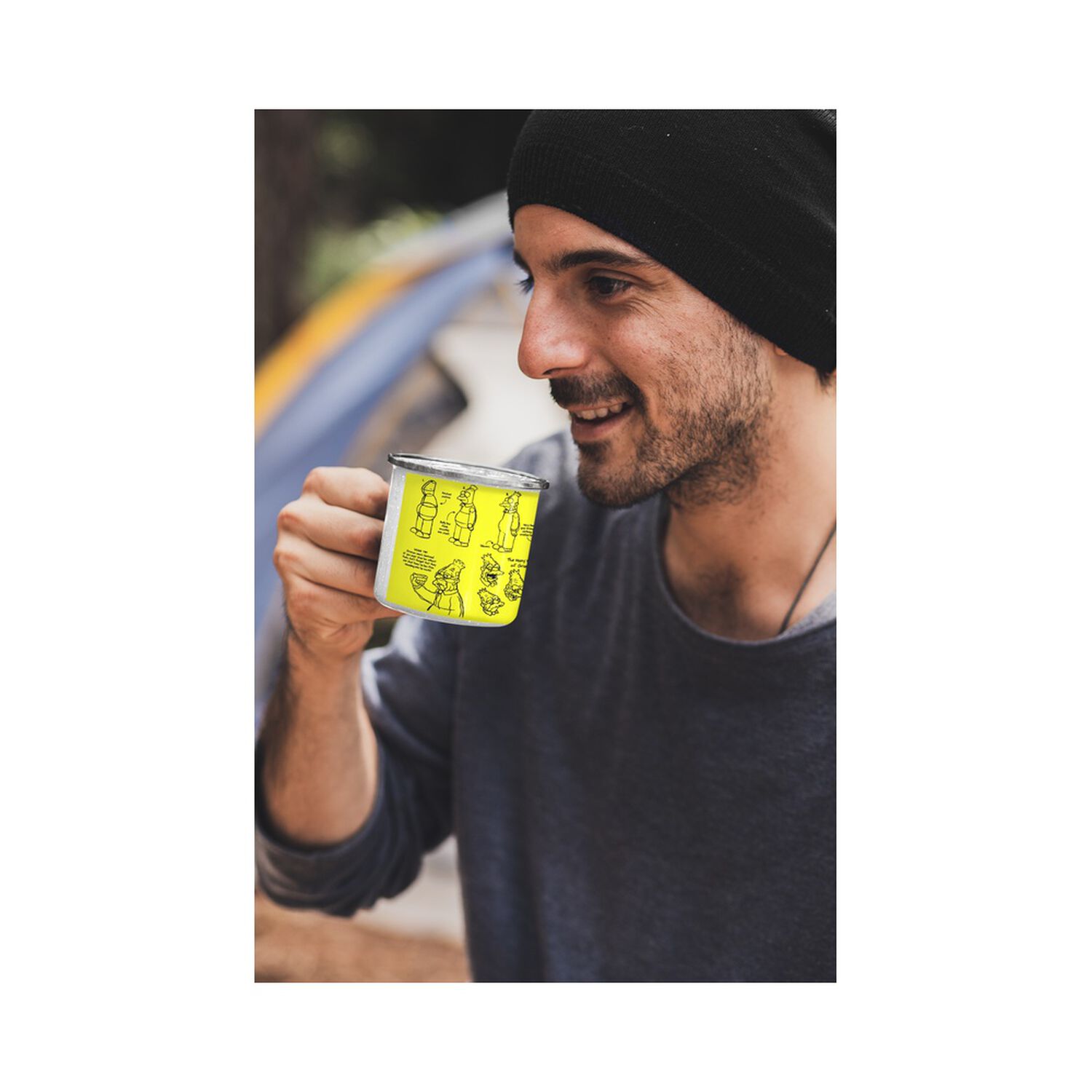 Taza Enlozada Lechera Abraham Simpson Abuelo Los Simpson image number 1.0