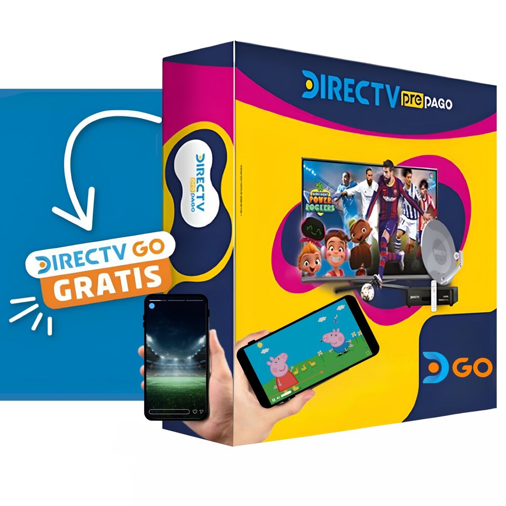 Antena Directv Prepago Satelital Hd Kit Full + 2 Directv Go image number 2.0