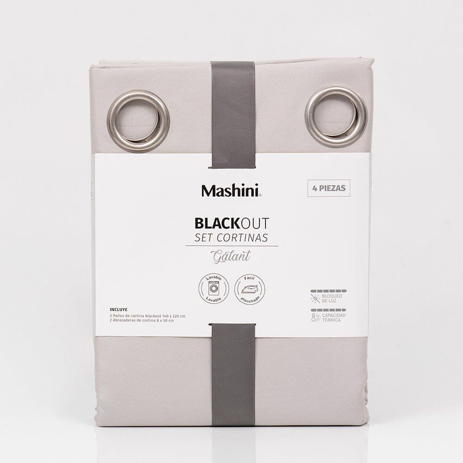 Set Cort. Blackout Arg 140x220 Cms Crudo image number 2.0