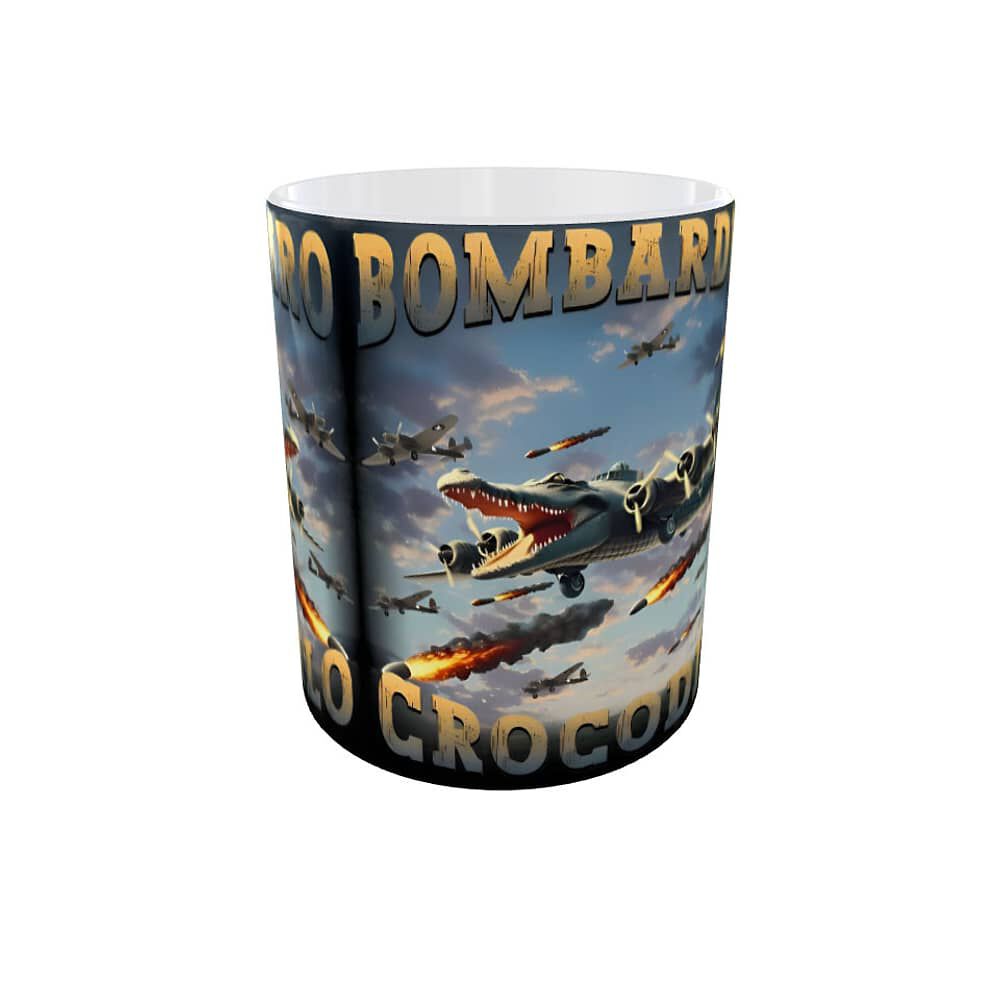 Taza Bombardiro Crocodilo Regalo Dise&ntilde;o &Uacute;nico 325 Ml image number 3.0