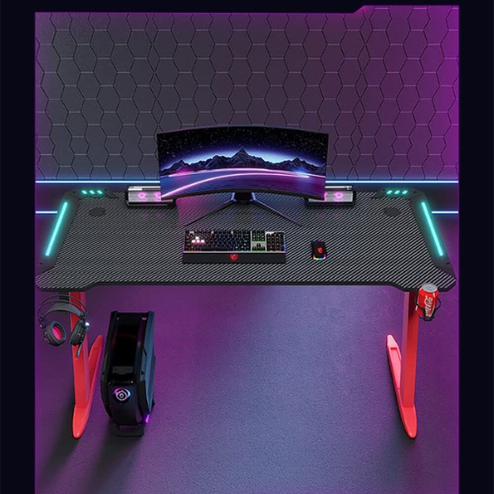 Escritorio Gamer Profesional 120x60x72cm Mesa Con Luces Rgb image number 2.0