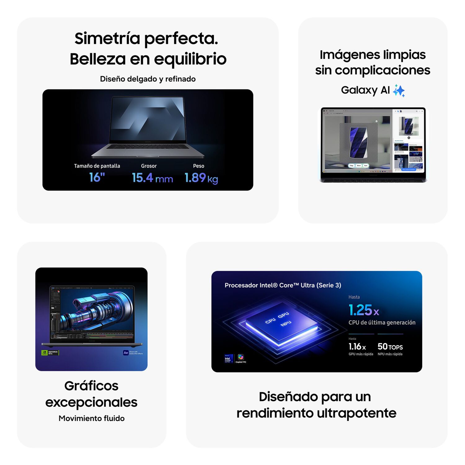 Galaxy Book6 Ultra Windows 11 Home Gris 32gb 1tb Intel Core Ultra 7 155h Copilot Pc image number 4.0