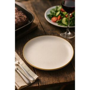 Plato Biobamboo Gris 25 Cm
