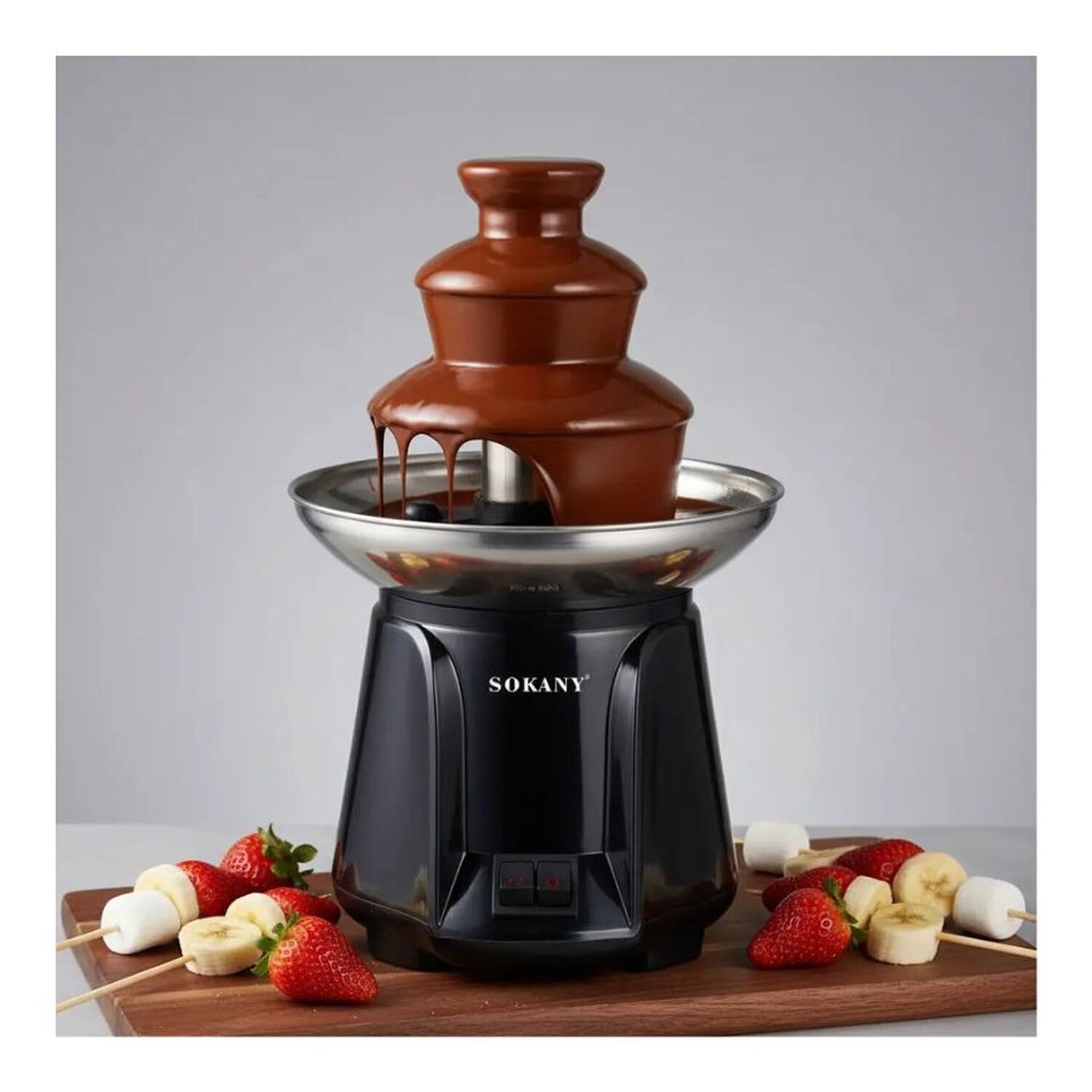 Fuente De Chocolate Electrica Sokany 3 Niveles 60w image number 3.0