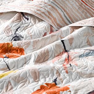 Quilt American Family By Cannon Aqua / 1.5 Plazas
