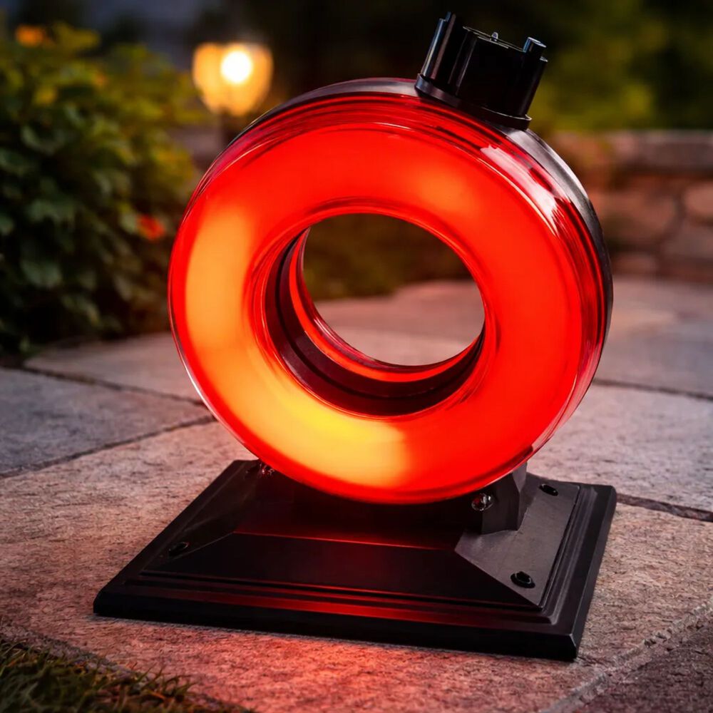 Foco Solar Led Ideal Para Jard&iacute;n Exterior Rgb Estaca Negro image number 6.0