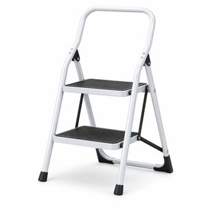 Escalera Tubular Plegable 2 Pelda&ntilde;os Pretul Estu-2p
