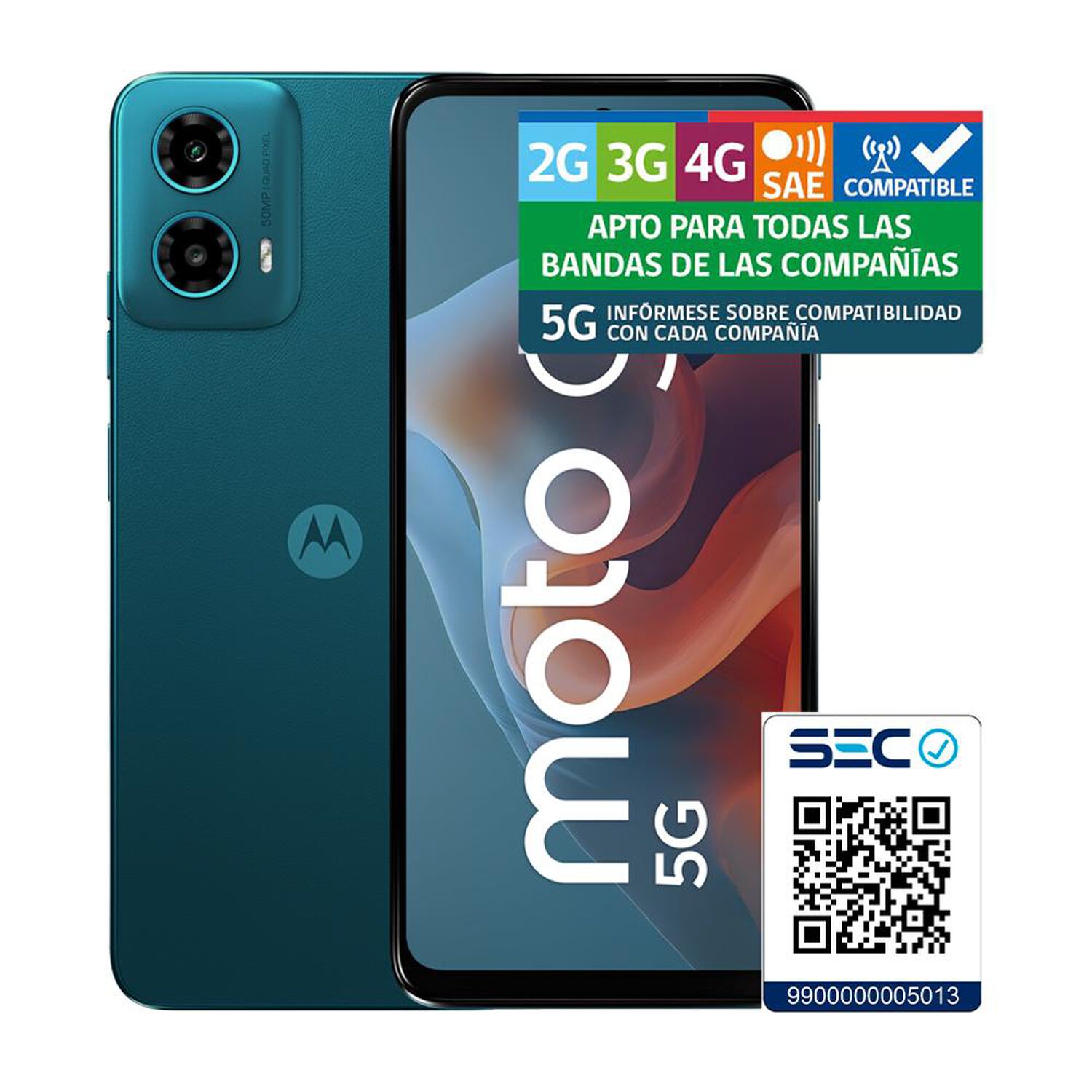 Smartphone Motorola Moto G34 / 5G / 256 GB / Verde Oceano / Liberado image number 8.0