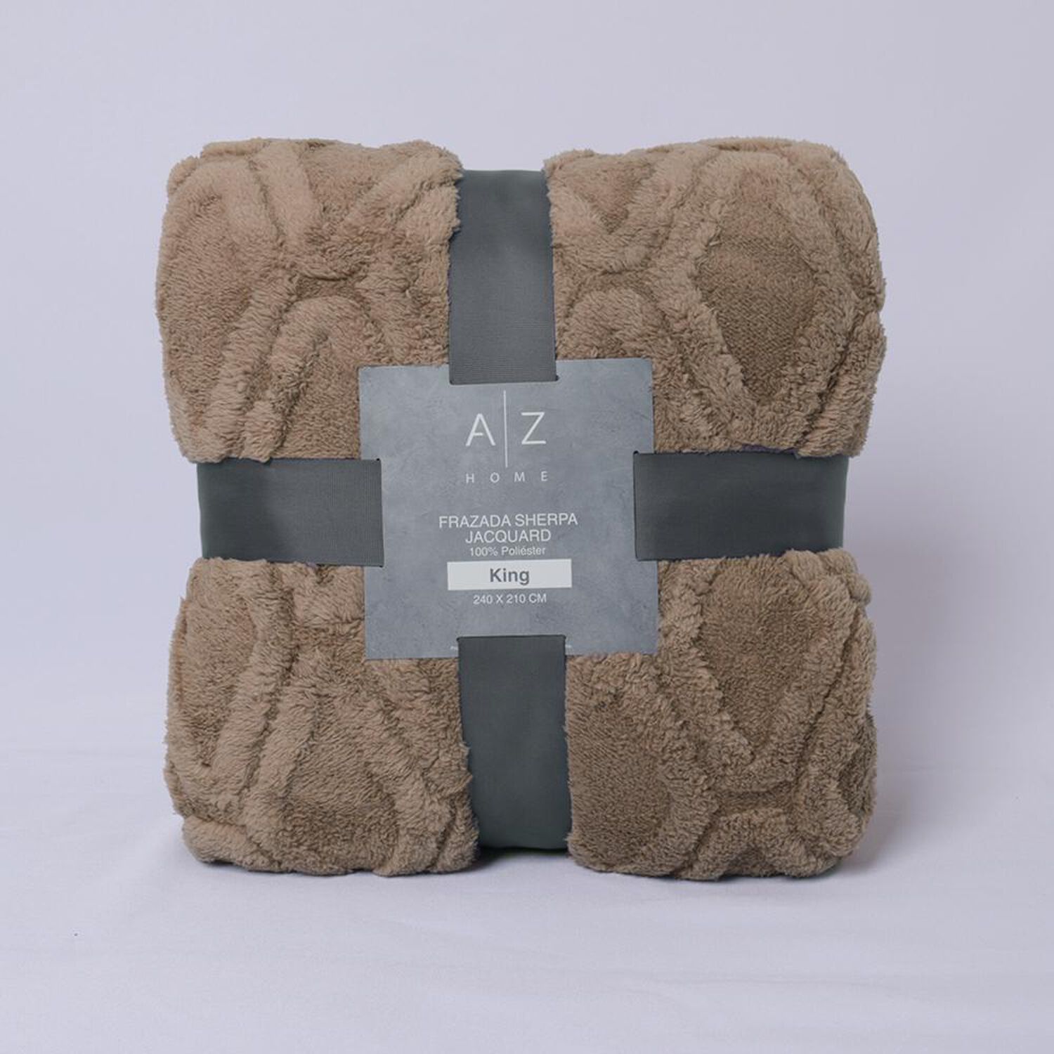 Frazada Sherpa Azhome Jacquard / 2 Plazas image number 3.0
