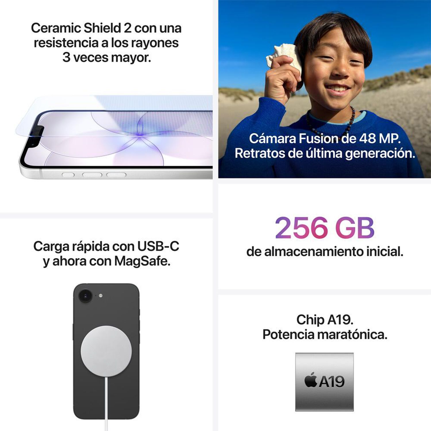 iPhone 17e Apple / 5G / 256 GB / Rosado / Liberado image number 5.0