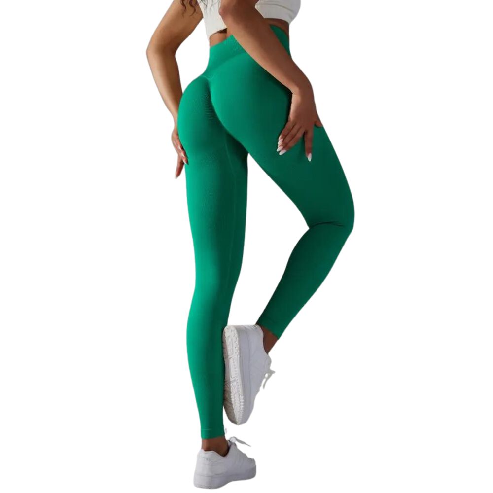 Calzas Leggings Push Up Solido Sukha Verde image number 0.0