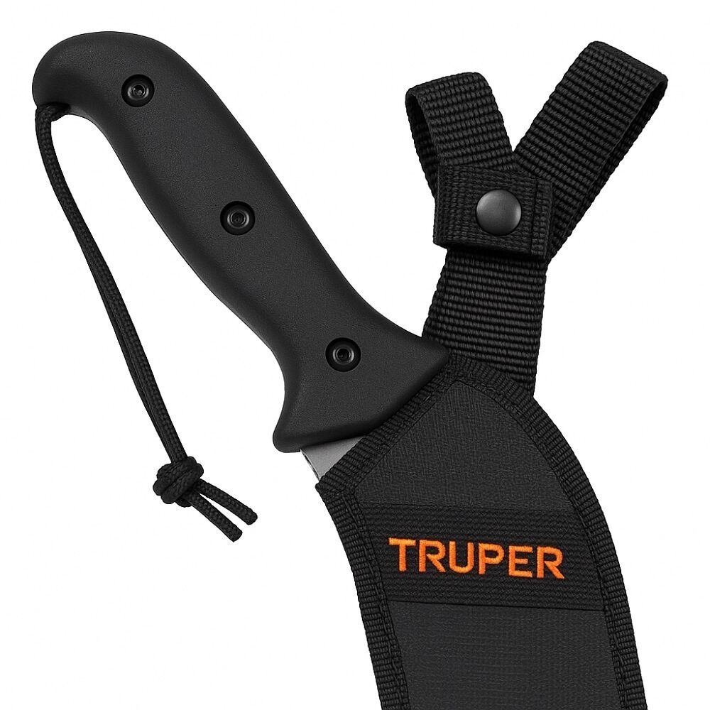 Machete Doble Filo 18 Cacha Bimaterial, Con Funda, Truper image number 3.0