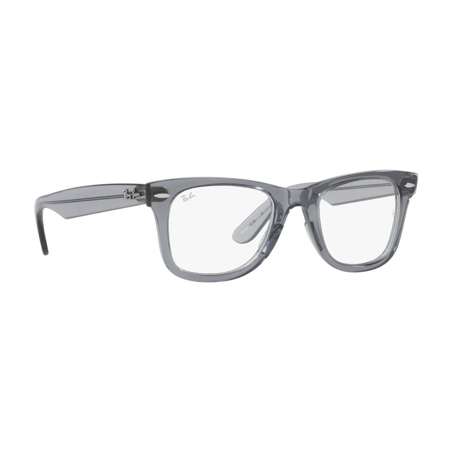 Lentes &Oacute;pticos Wayfarer Ease Gris Transparente Ray-ban Optical image number 11.0