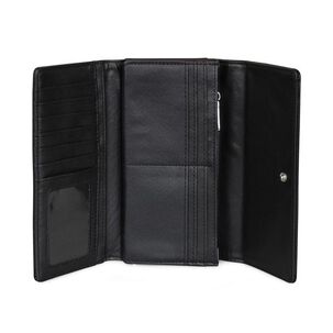 Billetera Mujer Flap-bessie Negra Kenneth Cole