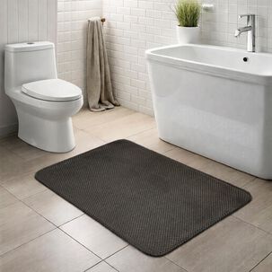 Alfombra De Ba&ntilde;o Nautica Home Popcorn 50x80cm Caf&eacute;
