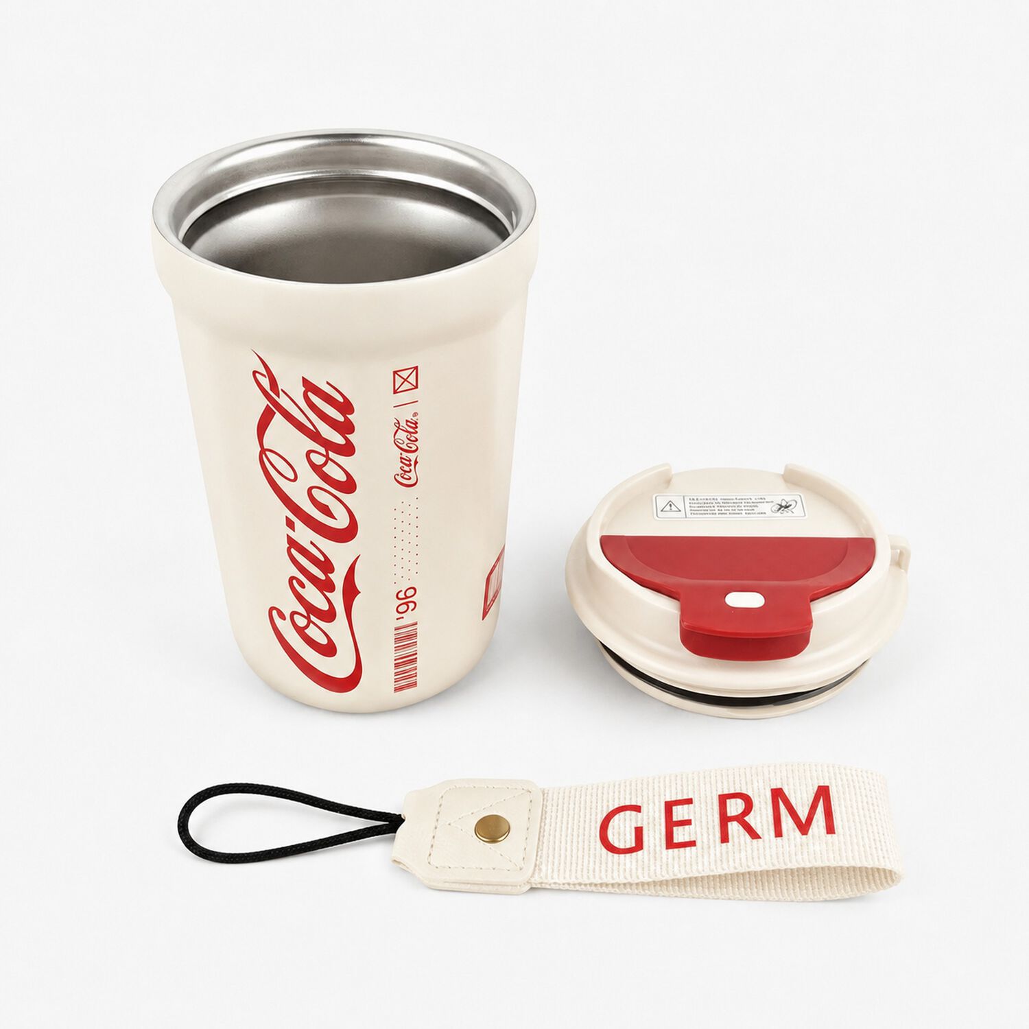 Vaso Termico Mug Germ Coca-cola Acero Inoxidable 390ml White image number 2.0