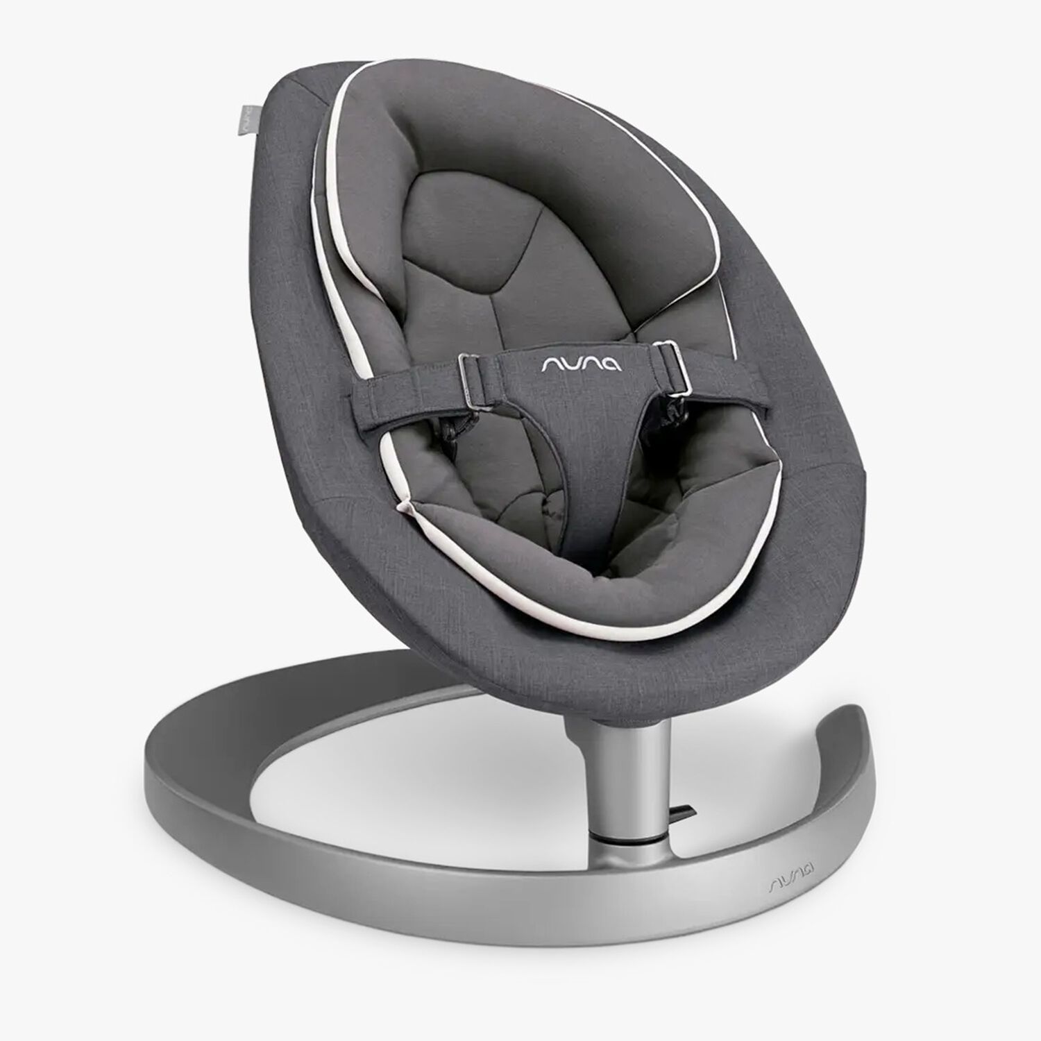 Silla Nido Baby Bouncer Leaf Grow Granite Nuna image number 0.0