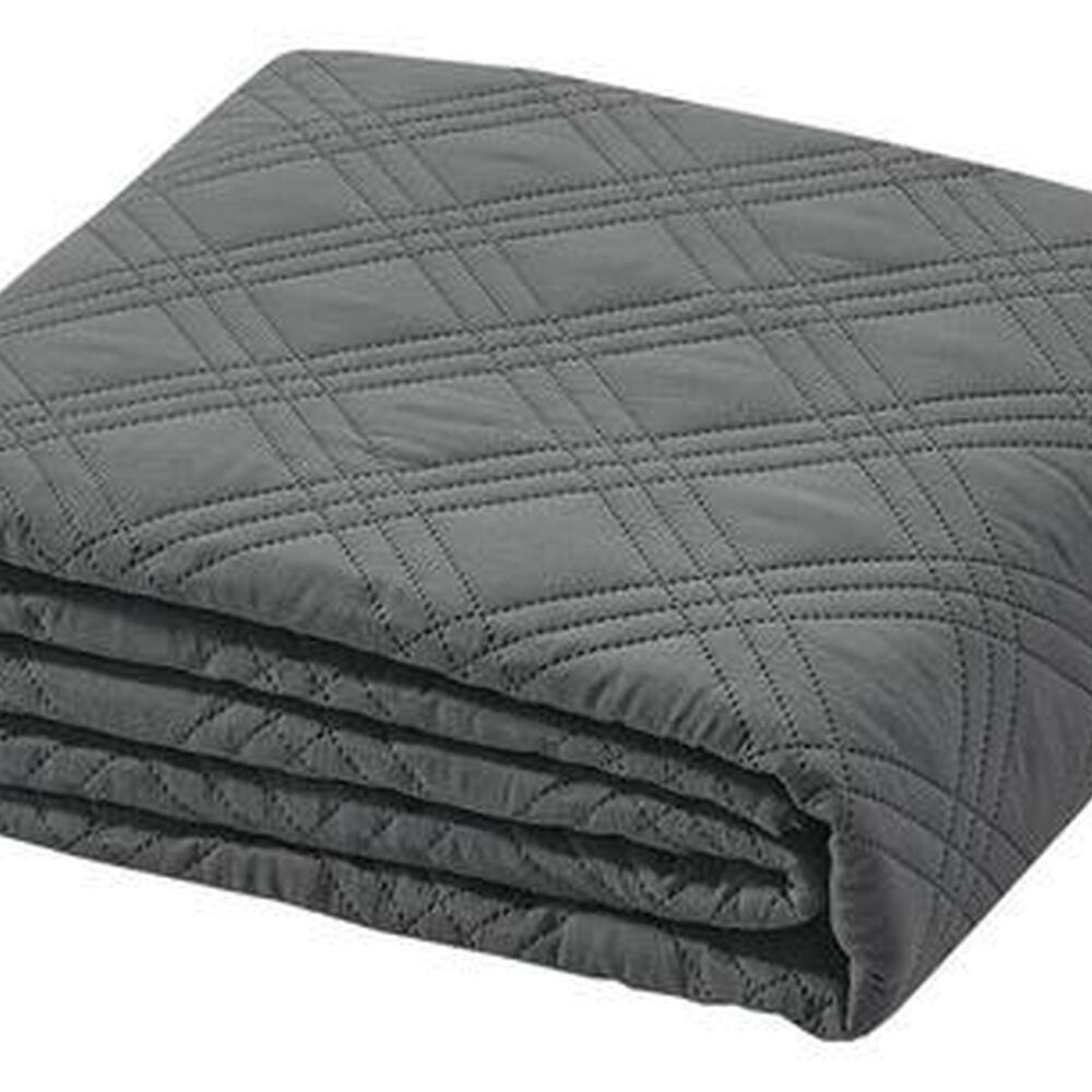 Quilt Andes Liso Gris 2 Plazas image number 2.0